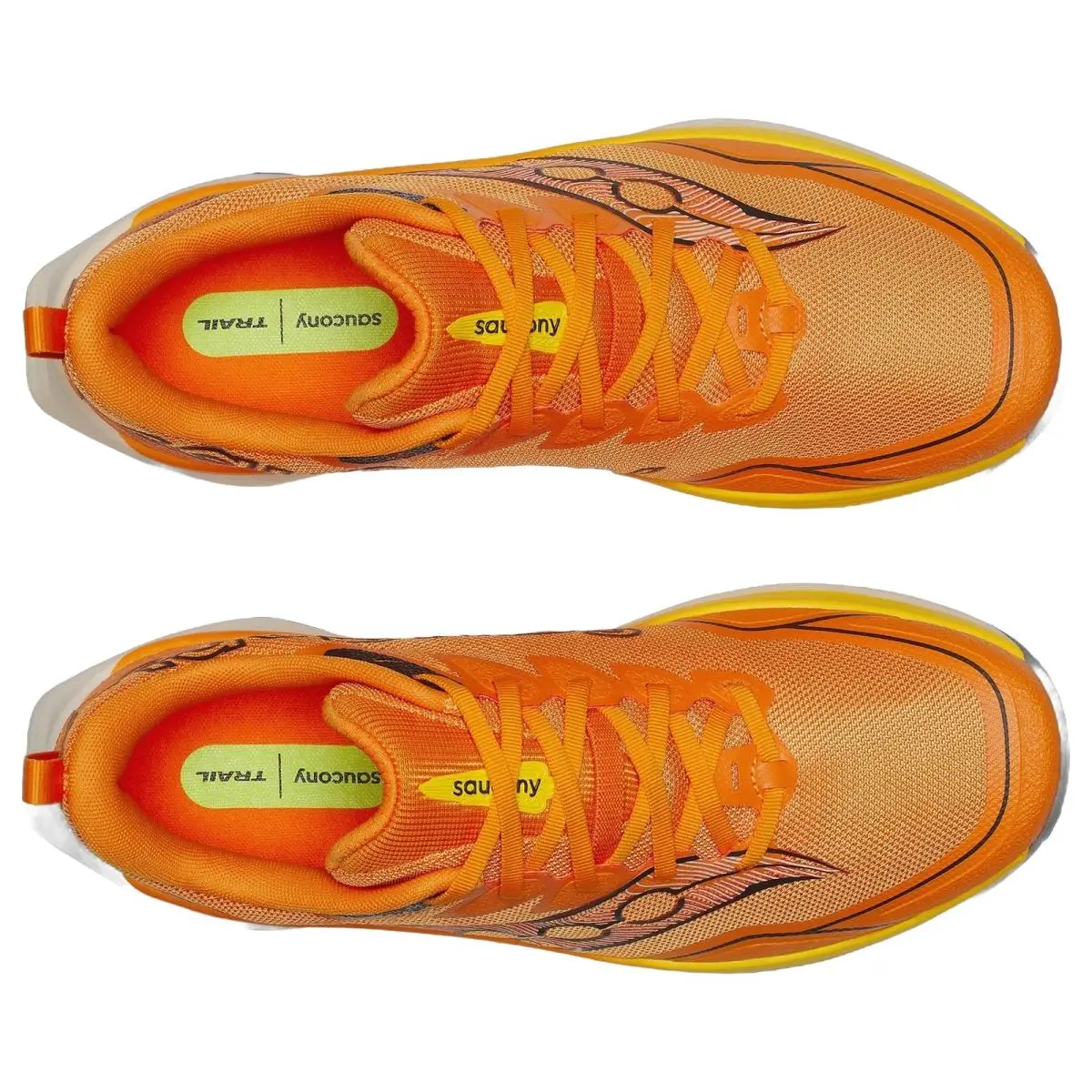 Saucony shoes - Peregrine 16 - Peregrine - S101555-1014 - Fuego/Cyber 1
