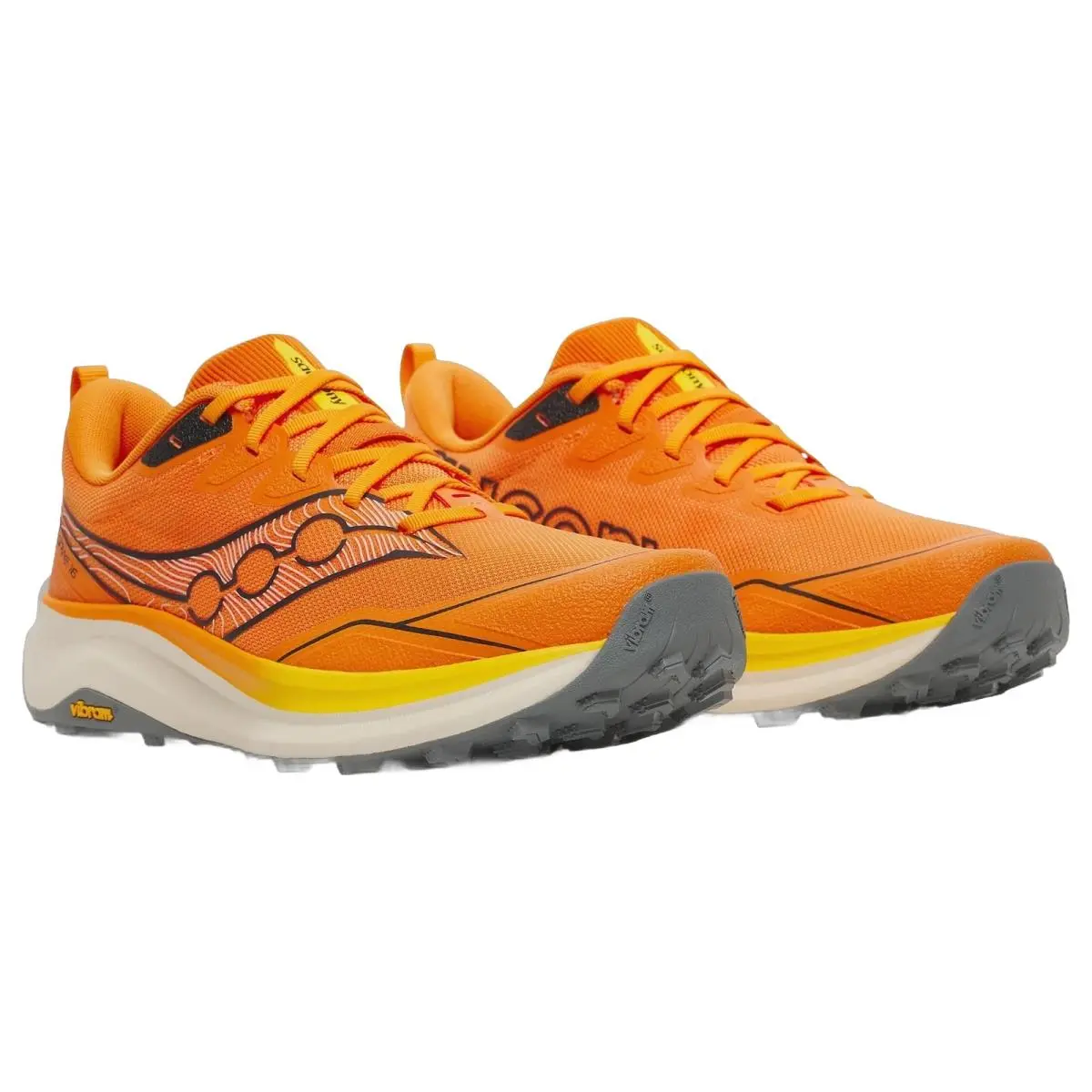 Saucony shoes - Peregrine 16 - Peregrine - S101555-1014 - Fuego/Cyber 11