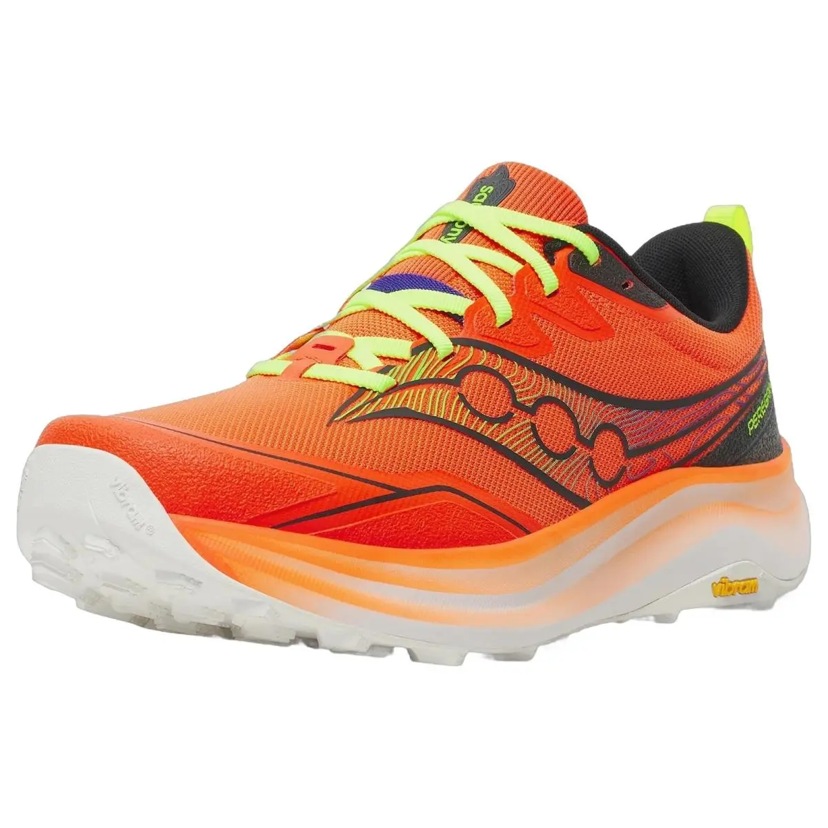 Saucony shoes - Peregrine 16 - Peregrine - S21066-130 - Fire/Black 12