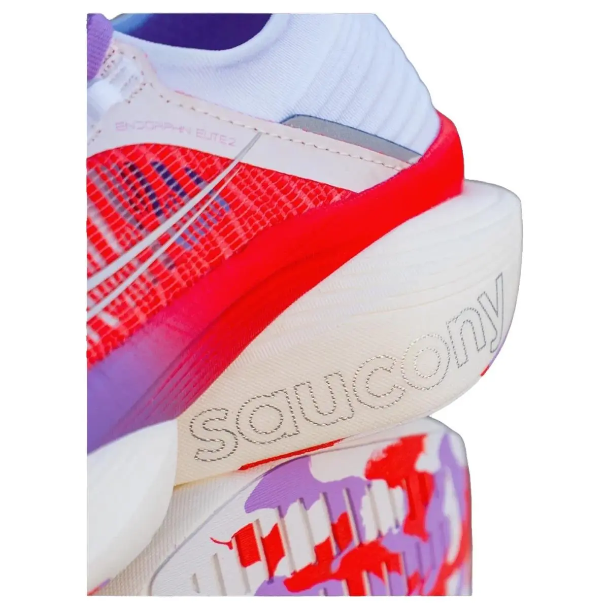 Saucony shoes - Endorphin Elite 2 - Endorphin Elite - S30994-344 - Coral/White 5