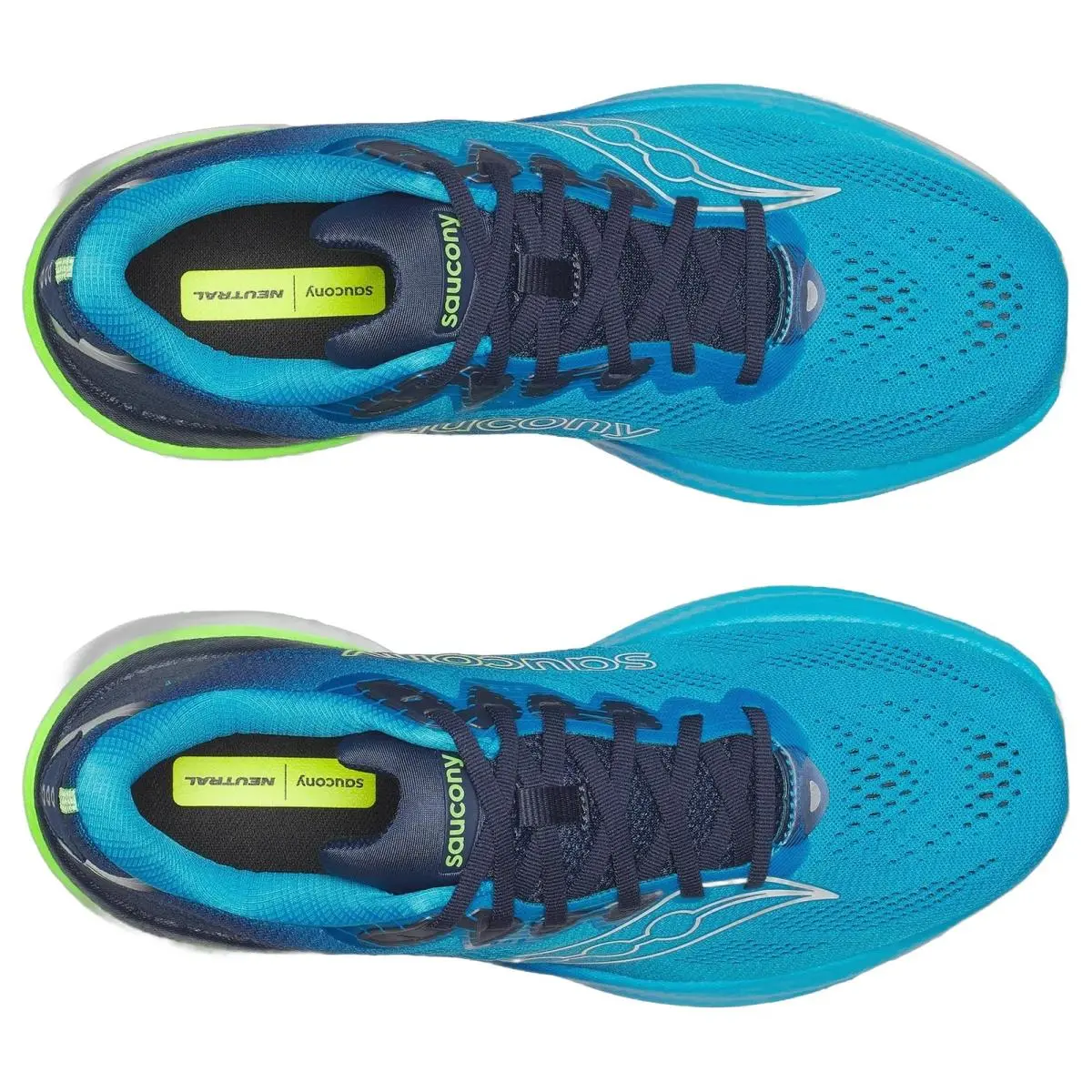 Saucony shoes - Ride 19 - Ride - S21055-150 - Cobalt/Slime 9