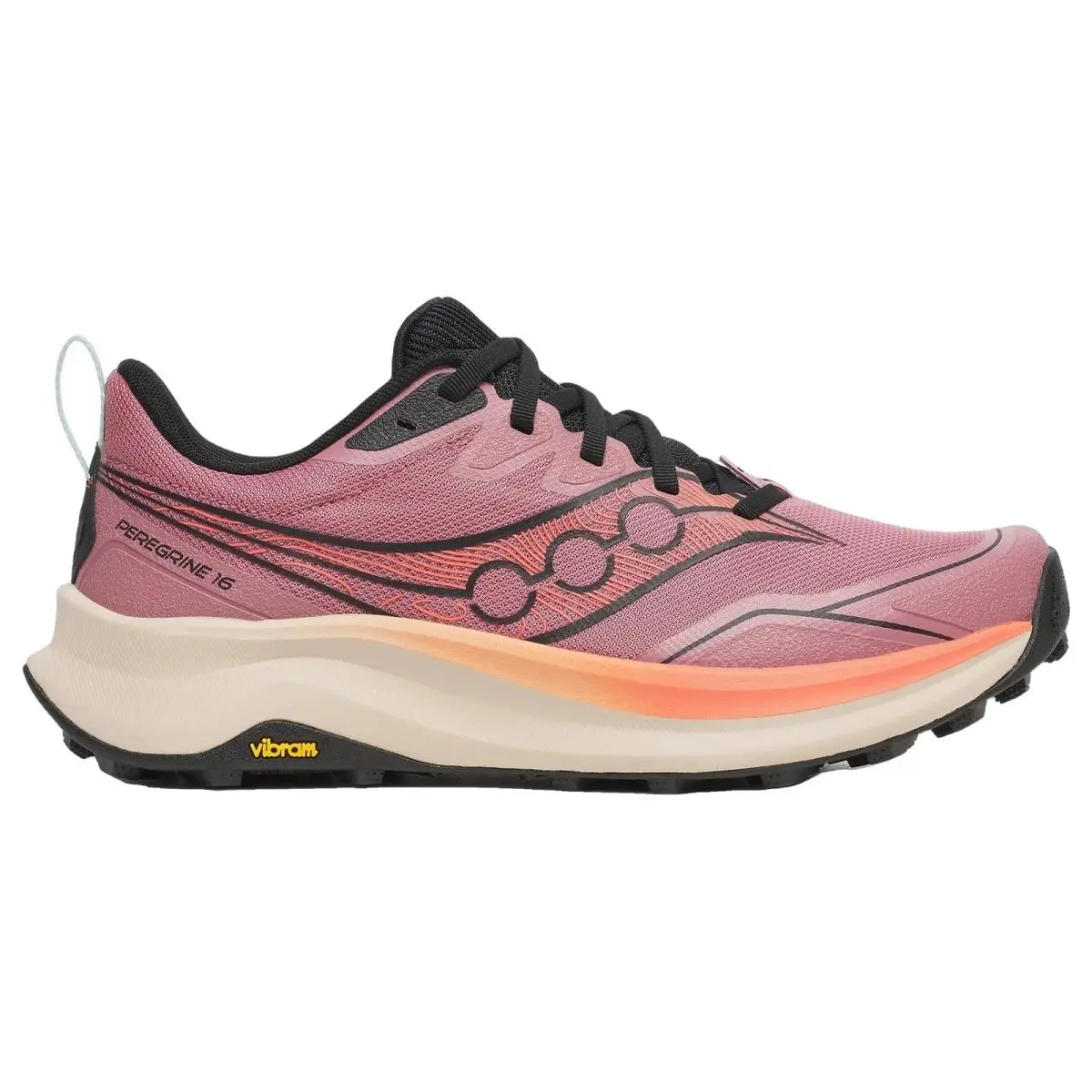 Saucony shoes - Peregrine 16 - Peregrine - S11066-141 - Mauve/Salmon 6