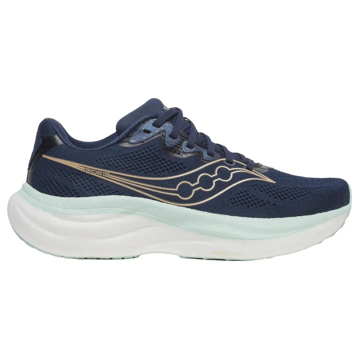 Saucony shoes - Ride 19 - Ride - S11055-110 - Navy/Aqua 6