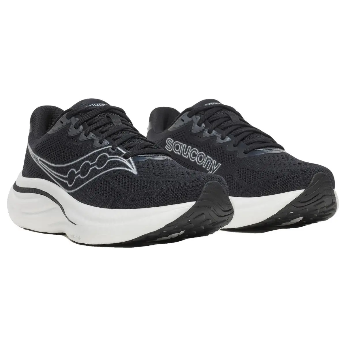Saucony shoes - Ride 19 - Ride - S21055-100 - Black/Silver 8