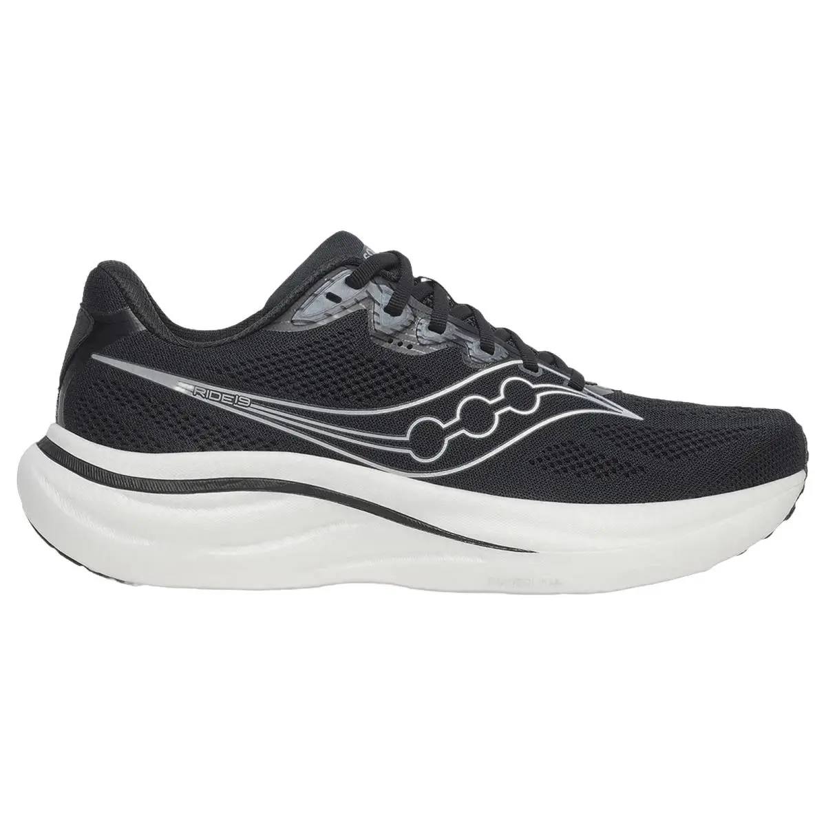 Saucony shoes - Ride 19 - Ride - S21055-100 - Black/Silver 6