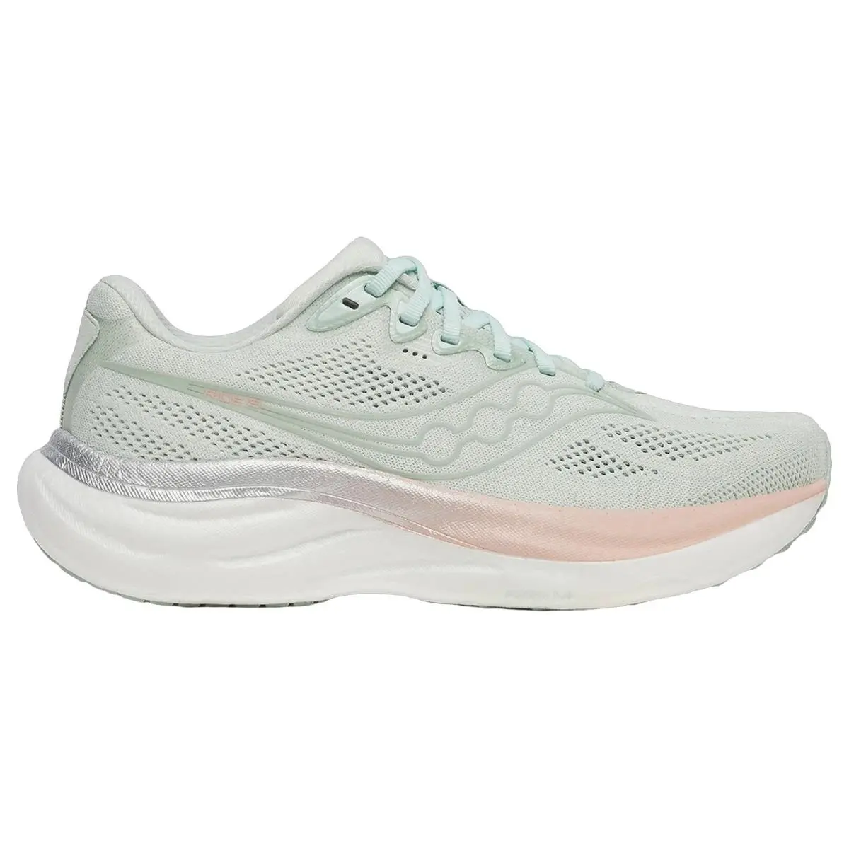 Saucony shoes - Saucony Ride 19 Wide - Ride Wide - S11055-128 - Mist/Cameo 6