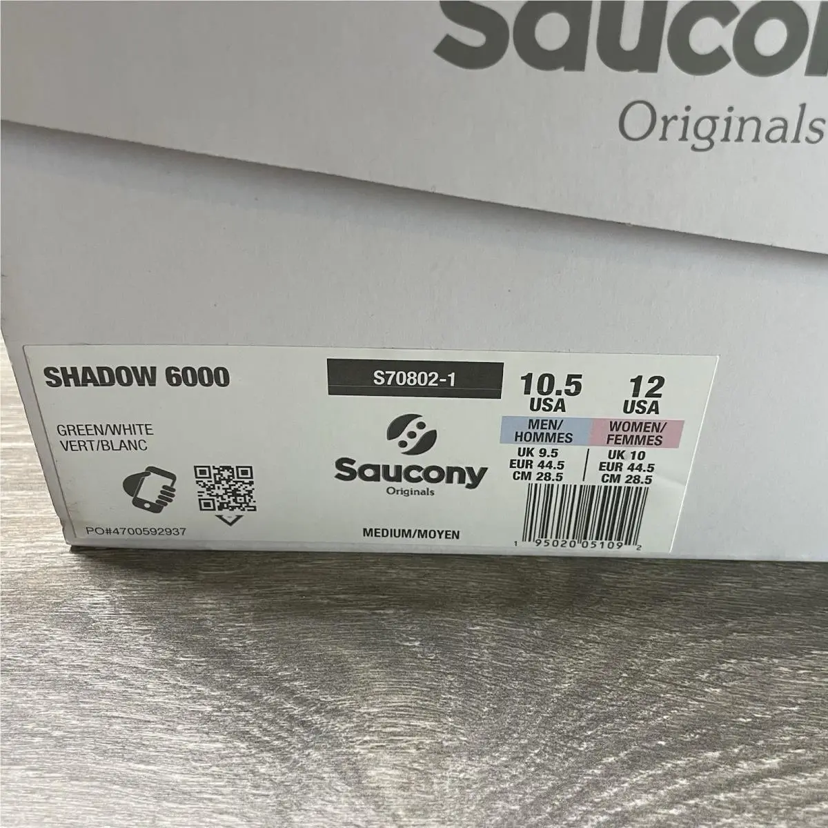 Saucony shoes - Saucony Shadow 6000 - Shadow - S70802-1 - Green (UPC: 0195020051092) 5