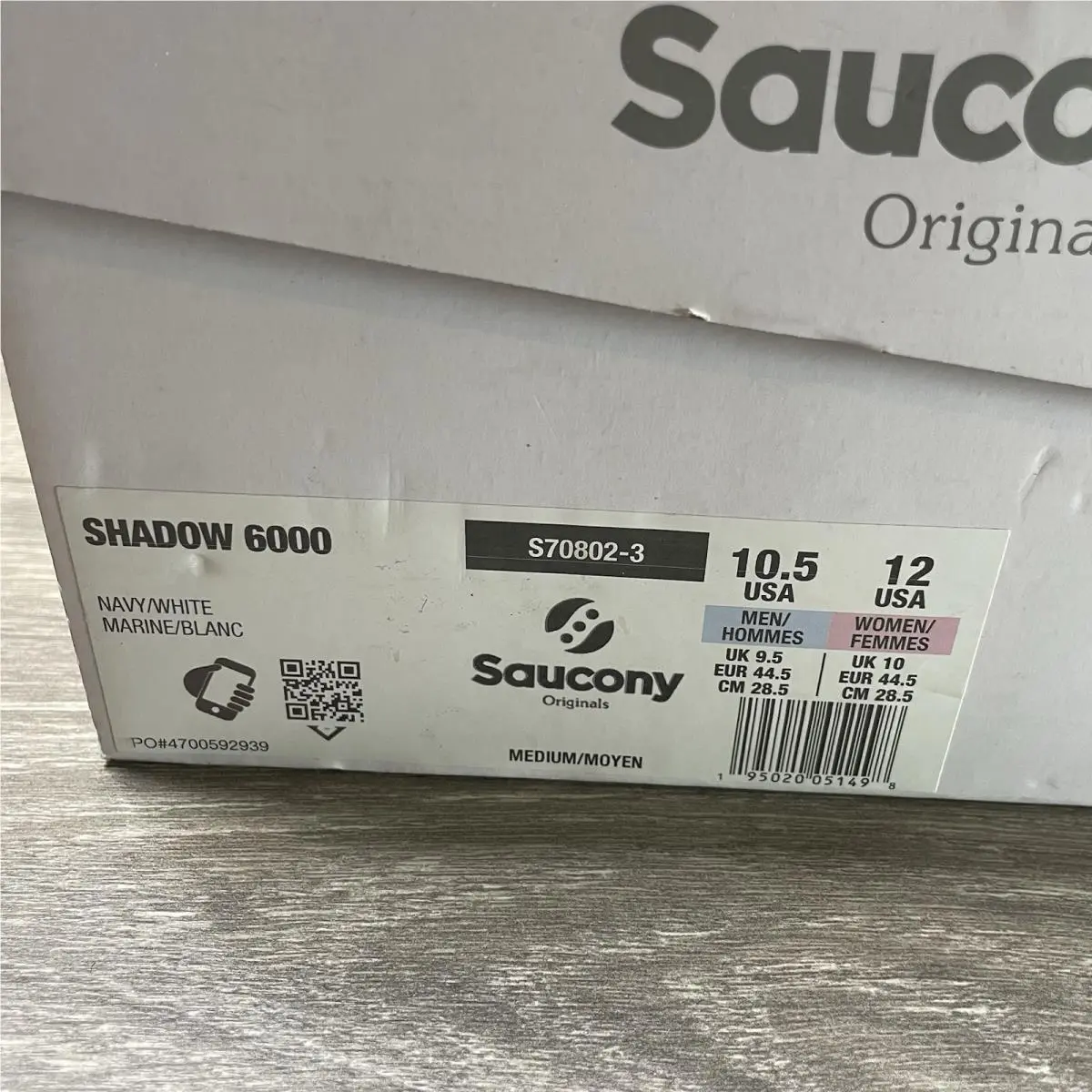 Saucony shoes - Saucony Shadow 6000 - Shadow - S70802-3 - Blue (UPC: 0195020051498) 4