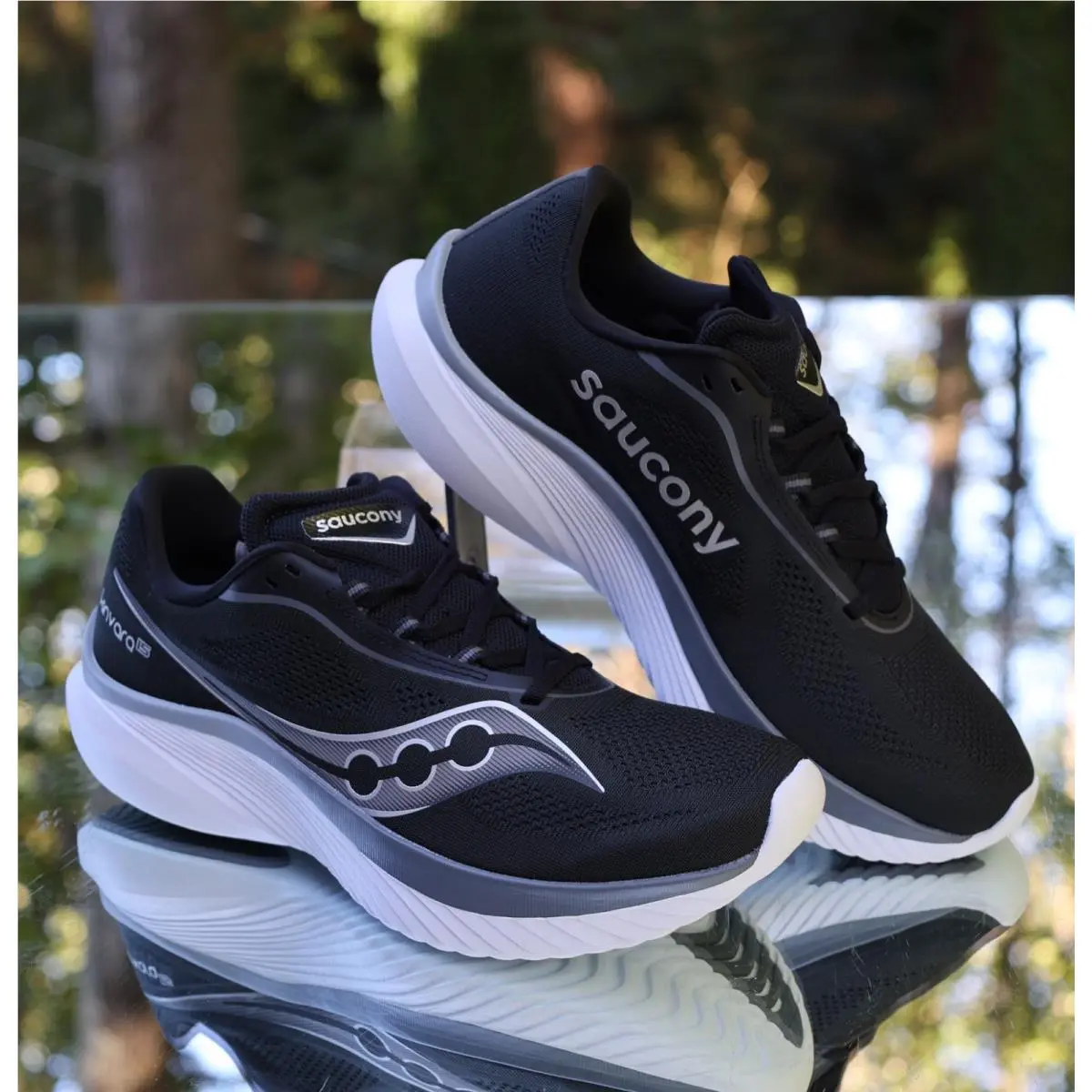 Saucony shoes - Saucony Kinvara 15 - Kinvara - S20967 200 - Black, way:: Black, White 1
