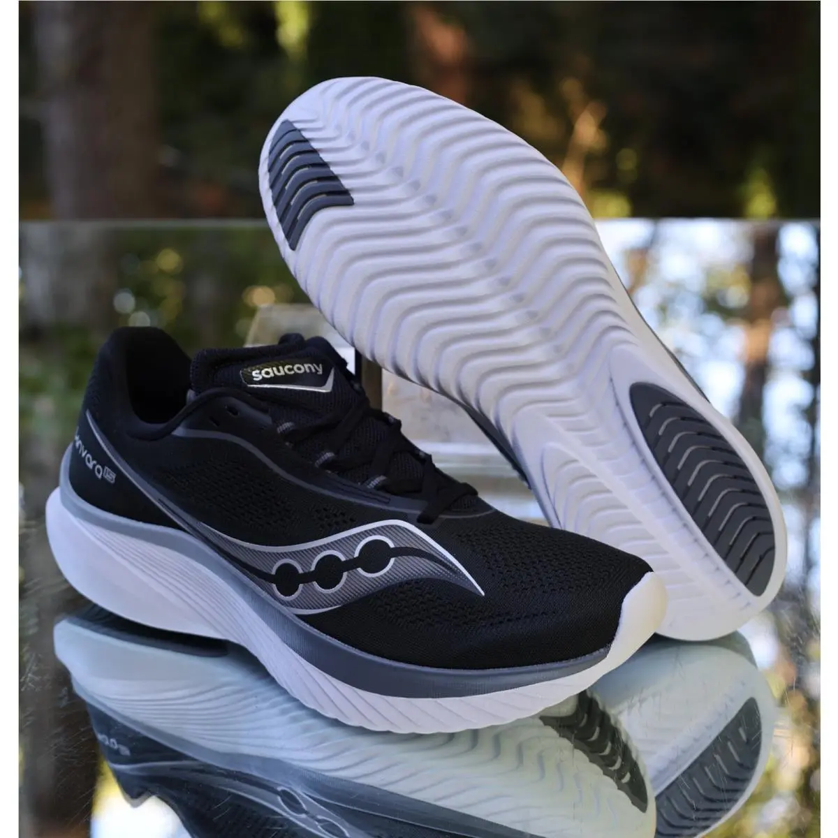 Saucony shoes - Saucony Kinvara 15 - Kinvara - S20967 200 - Black, way:: Black, White 5