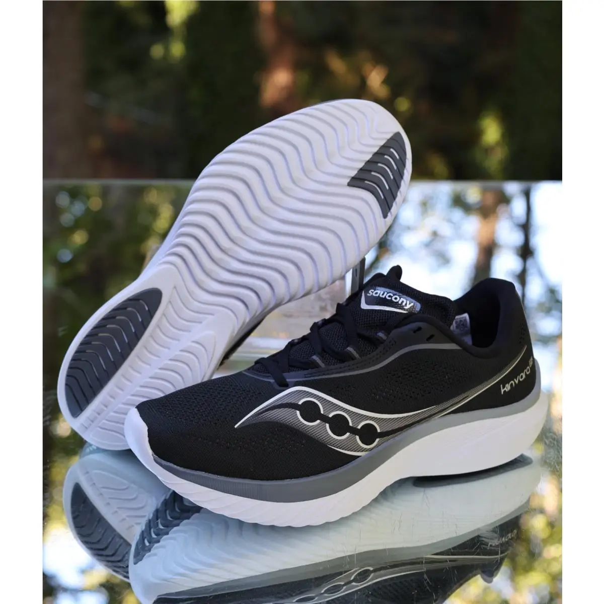 Saucony shoes - Saucony Kinvara 15 - Kinvara - S20967 200 - Black, way:: Black, White 6