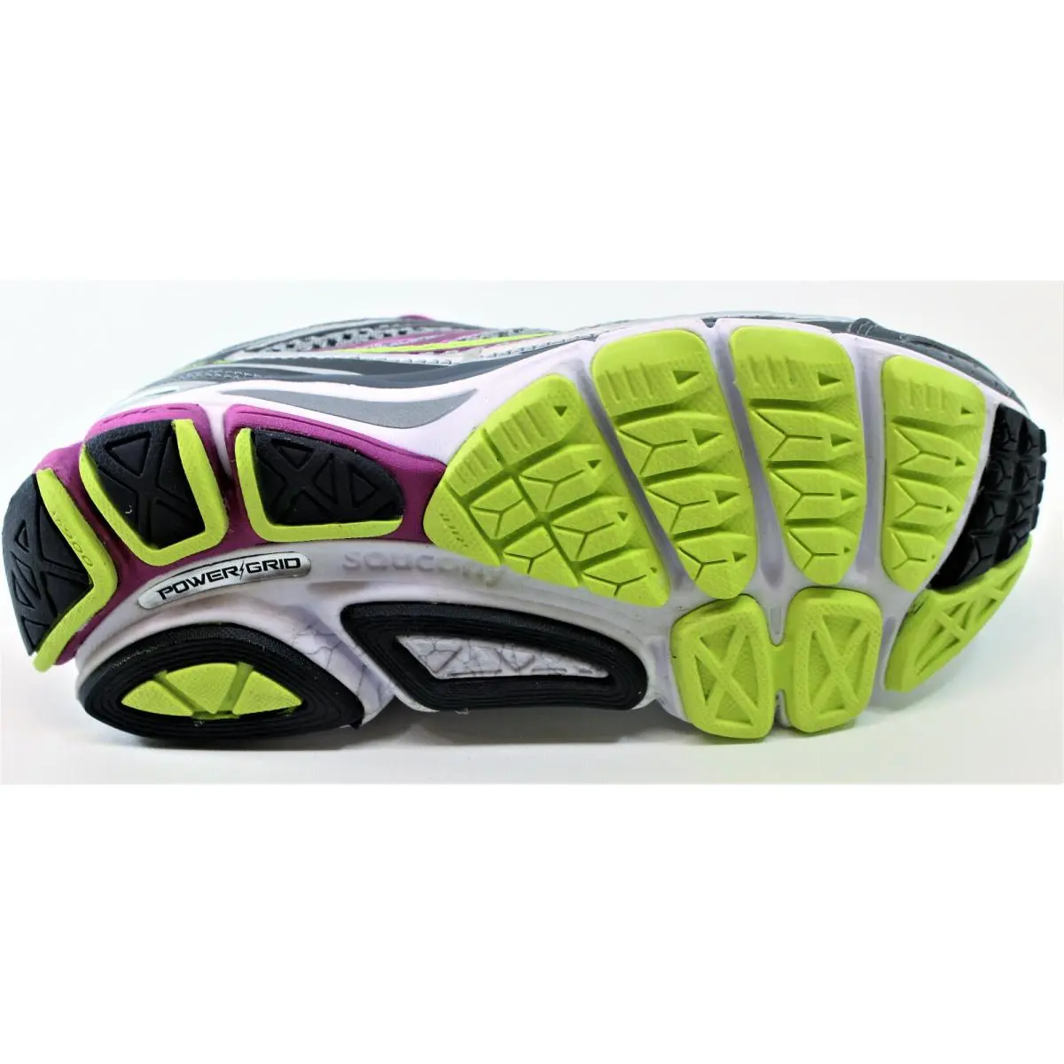 Saucony shoes - Omni 12 - Omni - Gray / Purple / Citron Yellow (UPC: 720026504237) 4
