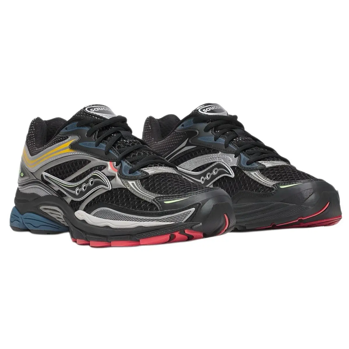 Saucony shoes - Saucony ProGrid Omni 9 - ProGrid Omni - S70739-28 - Black, Gray, Red, Blue, Yellow 0