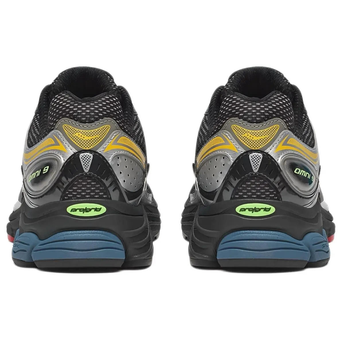 Saucony shoes - Saucony ProGrid Omni 9 - ProGrid Omni - S70739-28 - Black, Gray, Red, Blue, Yellow 1