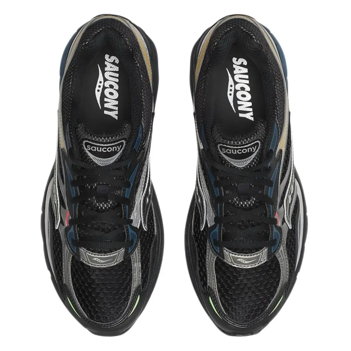 Saucony shoes - Saucony ProGrid Omni 9 - ProGrid Omni - S70739-28 - Black, Gray, Red, Blue, Yellow 2