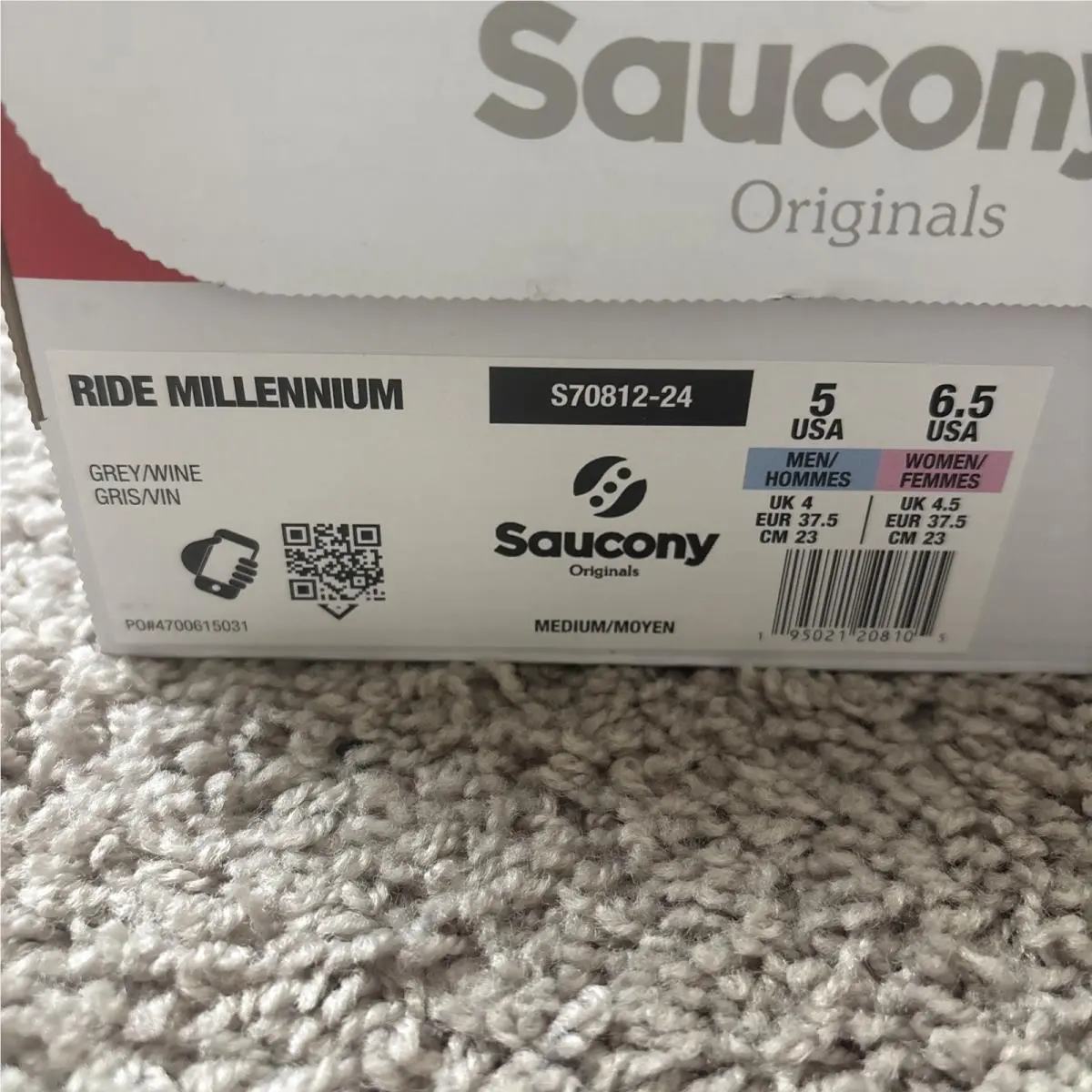 Saucony shoes - Saucony Ride Millennium - Ride Millennium - S70812-24 - Gray 1
