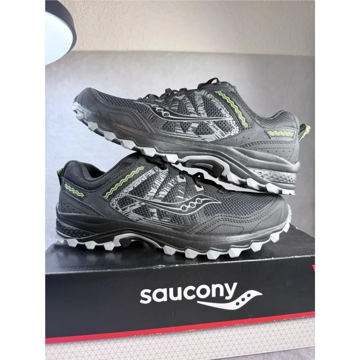 Saucony shoes - Saucony Excursion TR - Excursion - Runanywhere - Black, Gray, Green 2