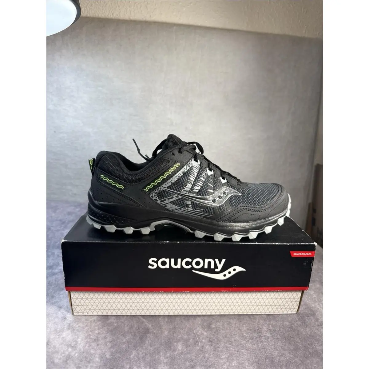 Saucony shoes - Saucony Excursion TR - Excursion - Runanywhere - Black, Gray, Green 0