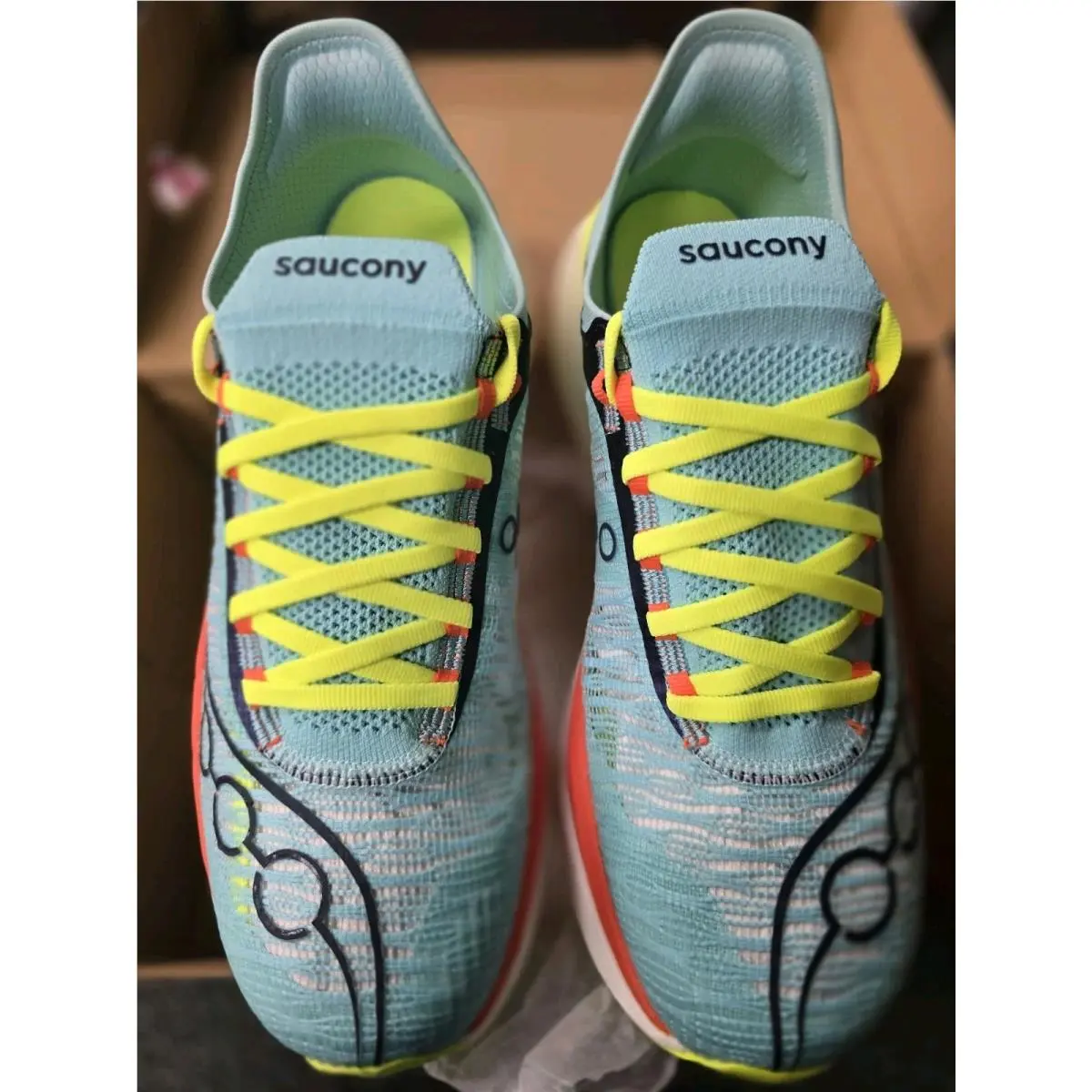 Saucony shoes - Saucony Endorphin Elite 2 - Endorphin Elite - Splash/Fire Bleu Clair 0