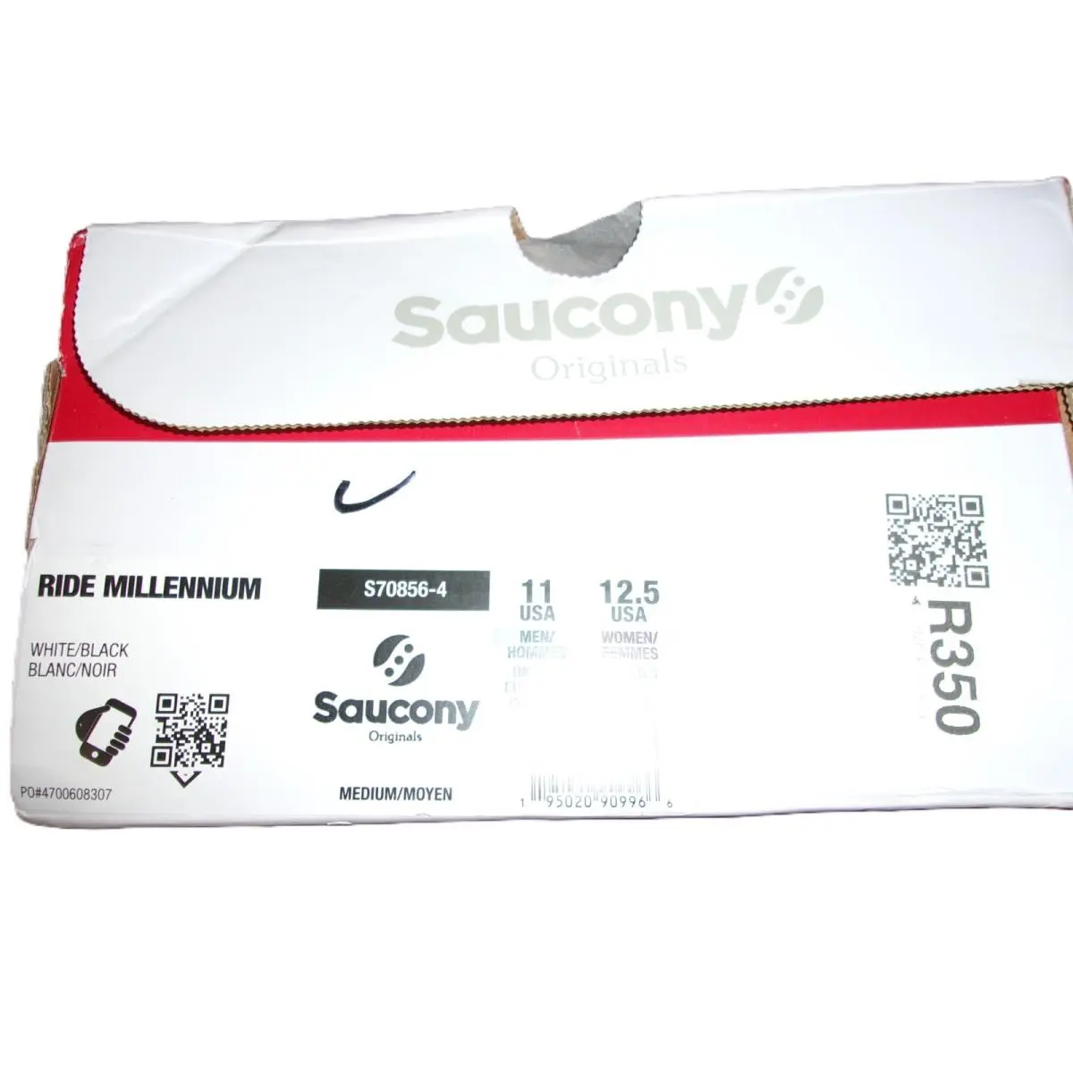 Saucony shoes - Saucony Ride Millennium - Ride Millennium - black & white 5