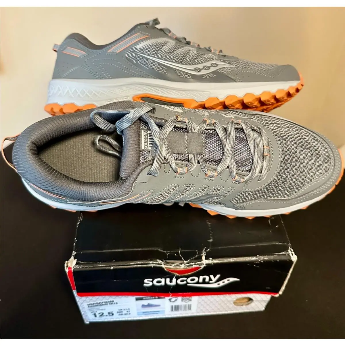 Saucony shoes - Saucony Excursion TR13 - Excursion - Excursion Tr13 - Gray Orange (UPC: 646881780855) 2