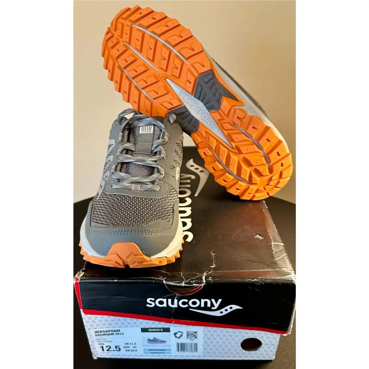 Saucony shoes - Saucony Excursion TR13 - Excursion - Excursion Tr13 - Gray Orange (UPC: 646881780855) 4