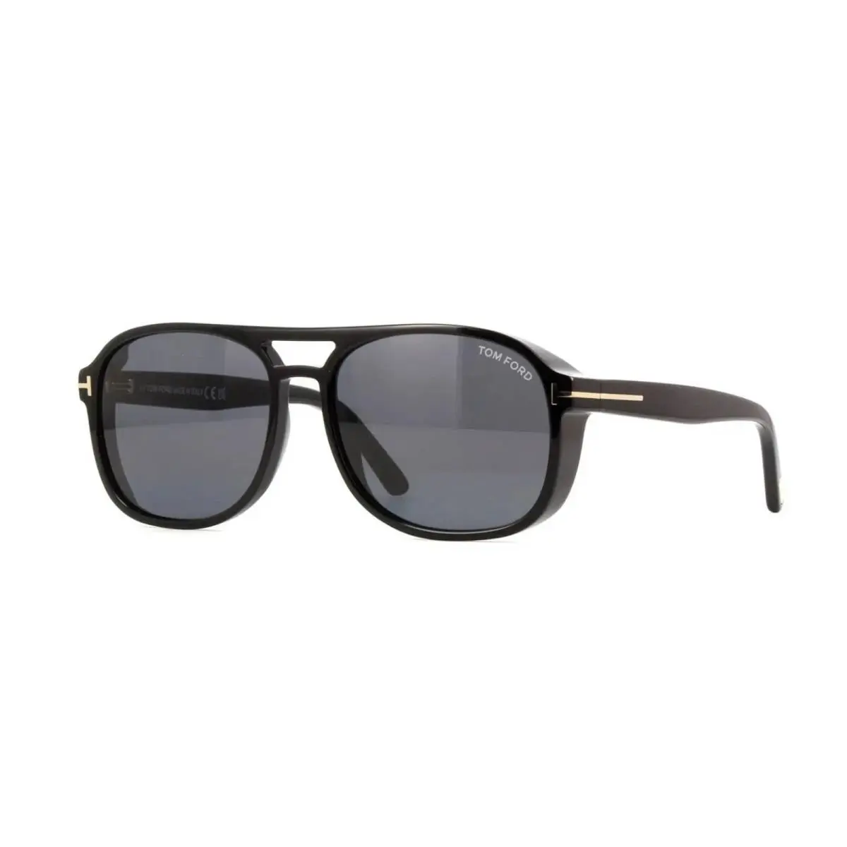 Rosco FT 1022 Shiny Black/grey 01A Sunglasses by Tom Ford