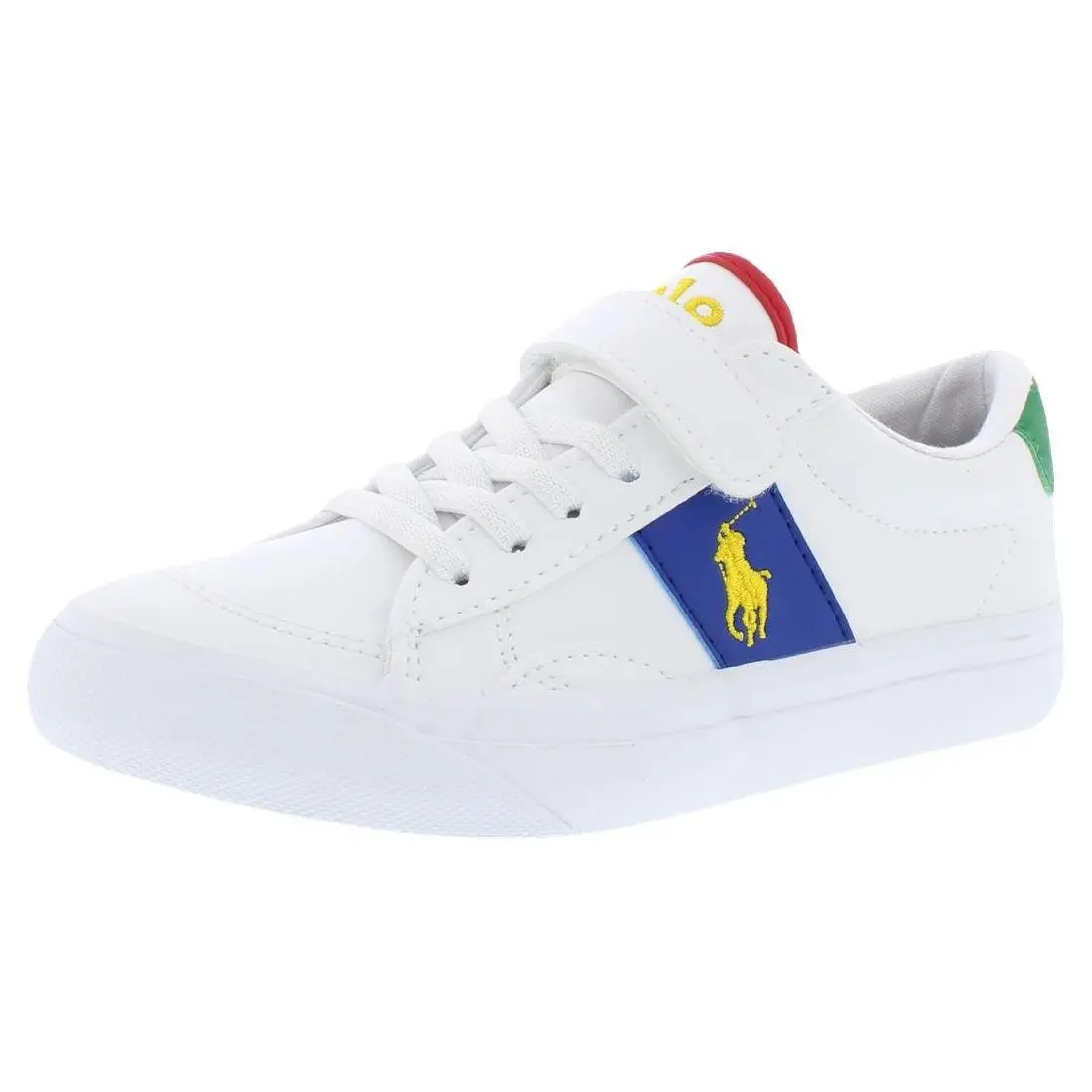 Ralph Lauren shoes - RL02450102C - RL02450102C - White/Royal/Multicolored/Yellow, Main: White 4