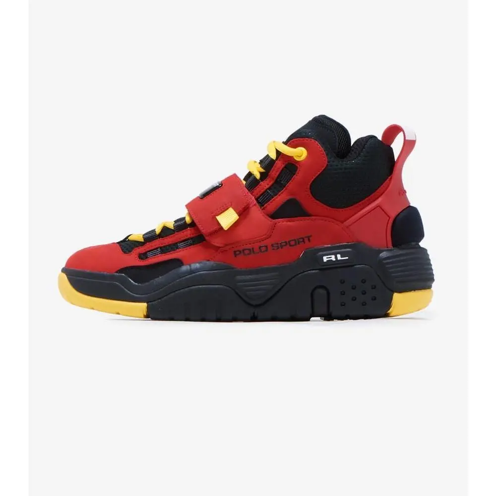 Ralph Lauren shoes - PS 100 COLORBLOCK - COLORBLOCK - 46180001 - Red/Black/Yellow 3
