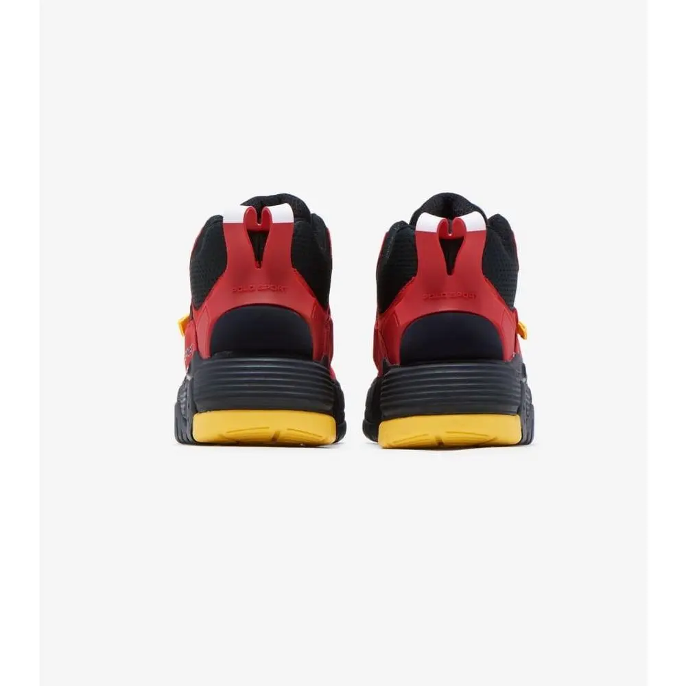 Ralph Lauren shoes - PS 100 COLORBLOCK - COLORBLOCK - 46180001 - Red/Black/Yellow 5