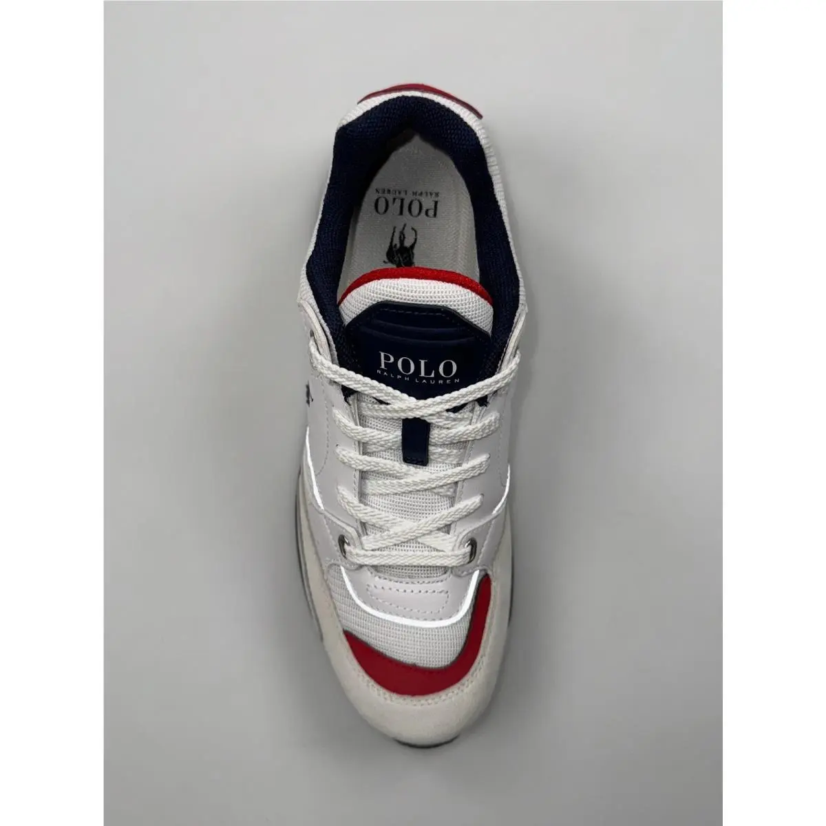 Ralph Lauren shoes - POLO RALPH LAUREN TRACKSTER 200 - Grey Navy White Red 9