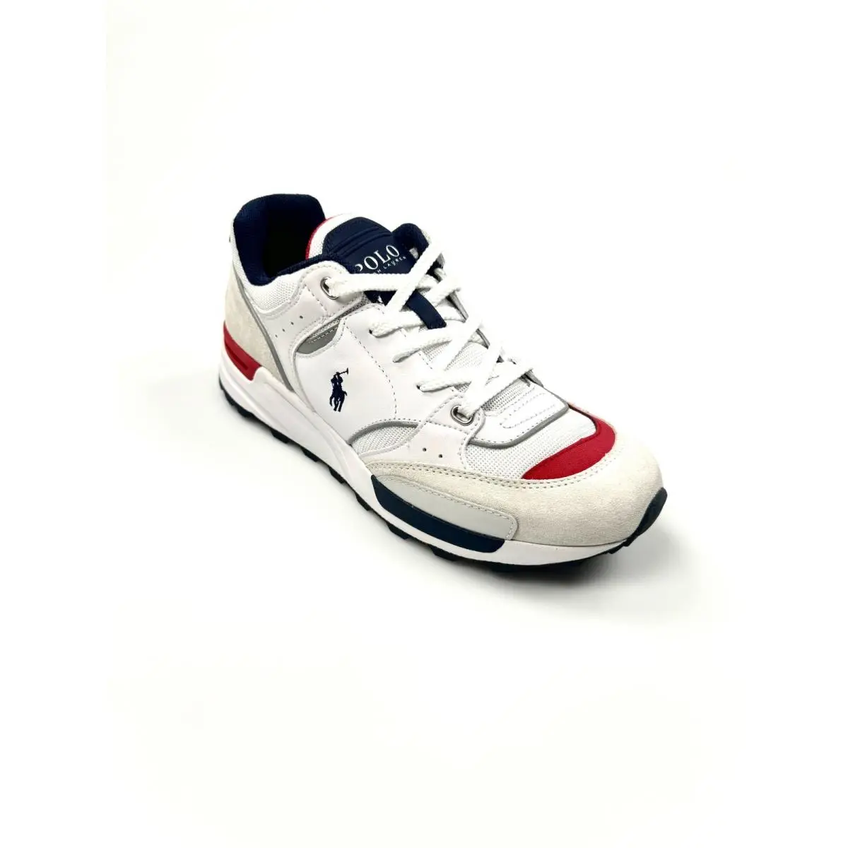 Ralph Lauren shoes - POLO RALPH LAUREN TRACKSTER 200 - Grey Navy White Red 16