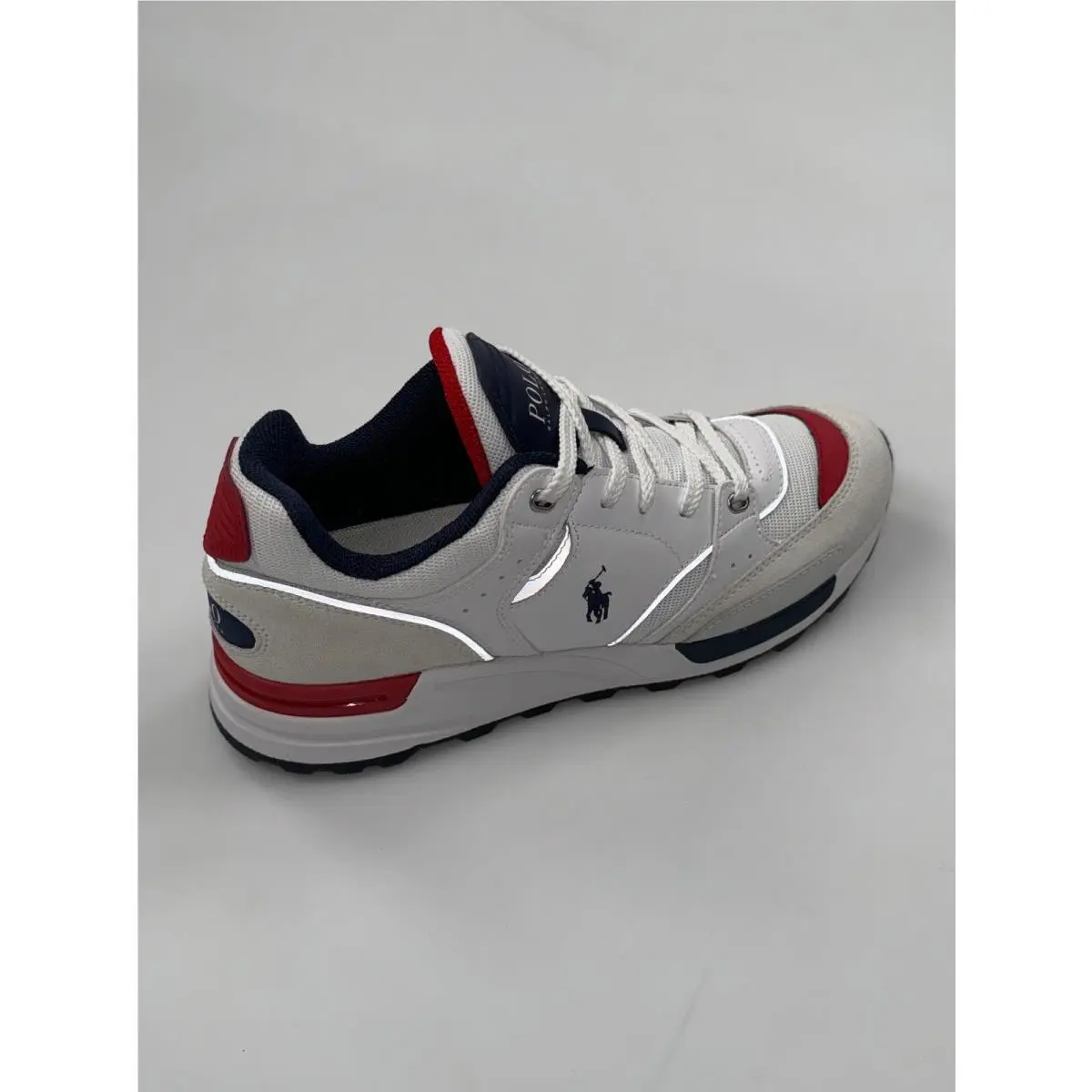 Ralph Lauren shoes - POLO RALPH LAUREN TRACKSTER 200 - Grey Navy White Red 29