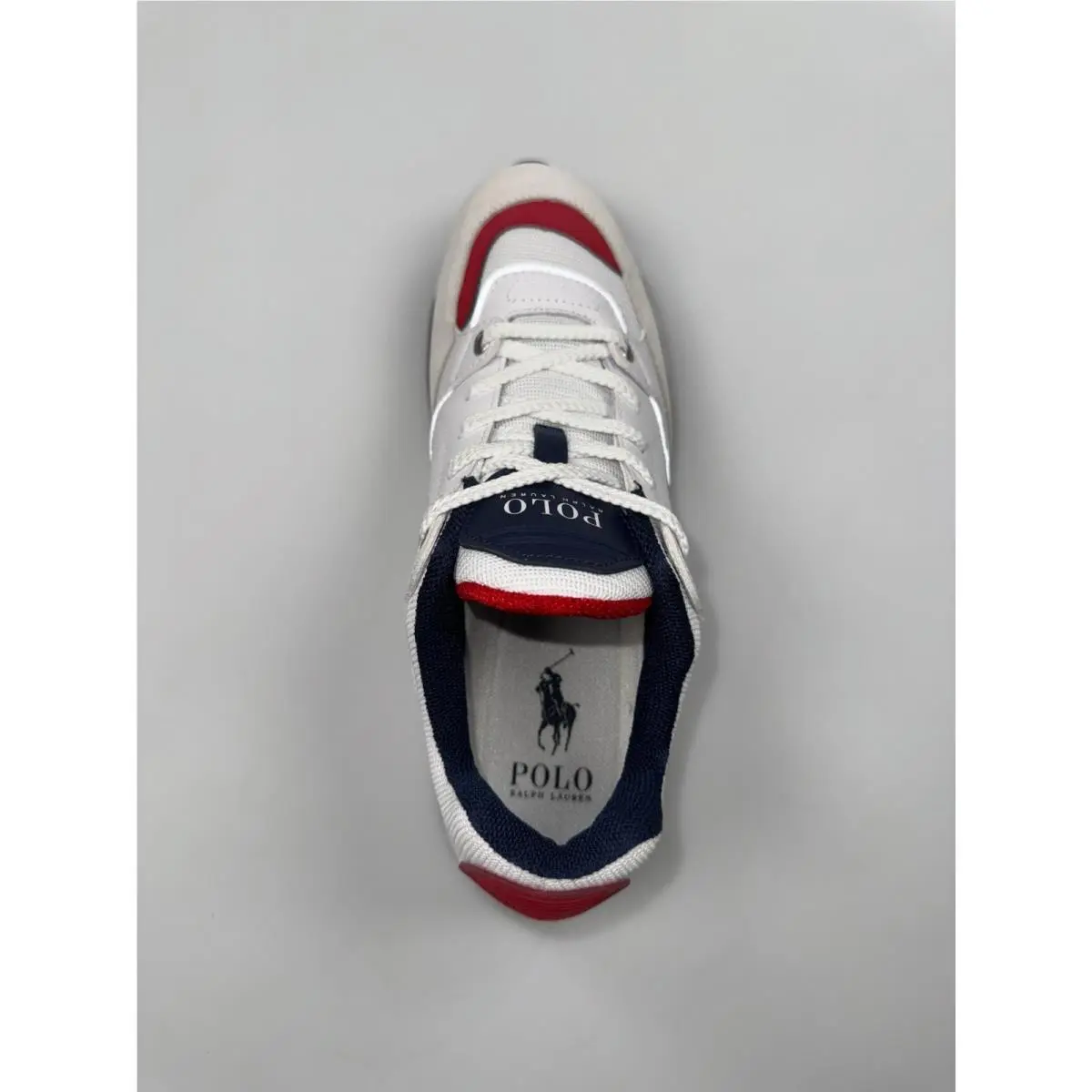 Ralph Lauren shoes - POLO RALPH LAUREN TRACKSTER 200 - Grey Navy White Red 31