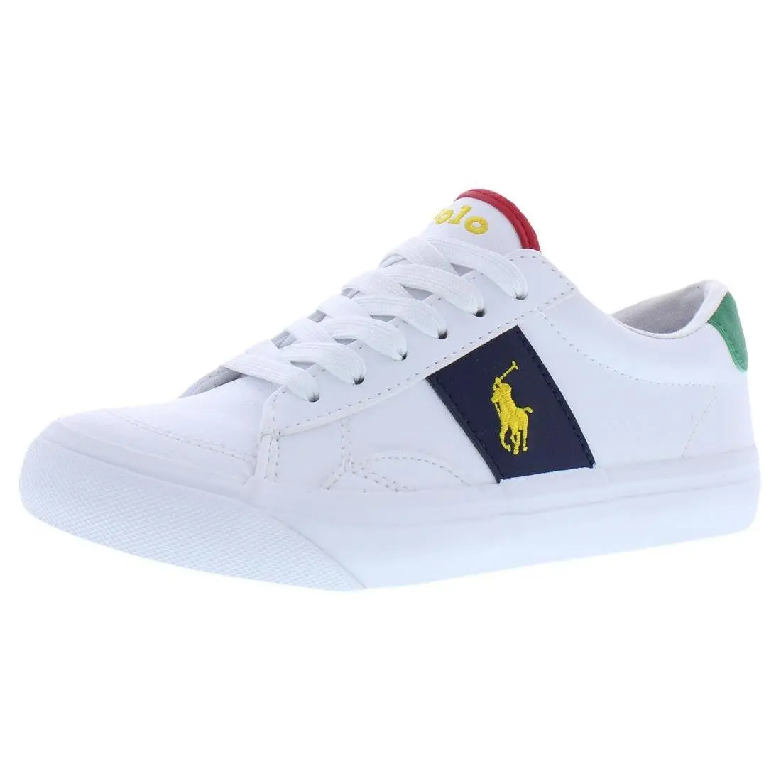 Ralph Lauren shoes - RL00018112C - RL00018112C - White/Navy/Green/Yellow, Main: White 0
