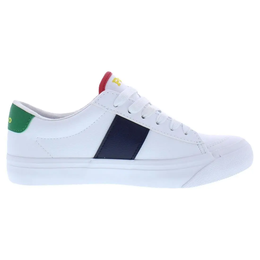 Ralph Lauren shoes - RL00018112C - RL00018112C - White/Navy/Green/Yellow, Main: White 5