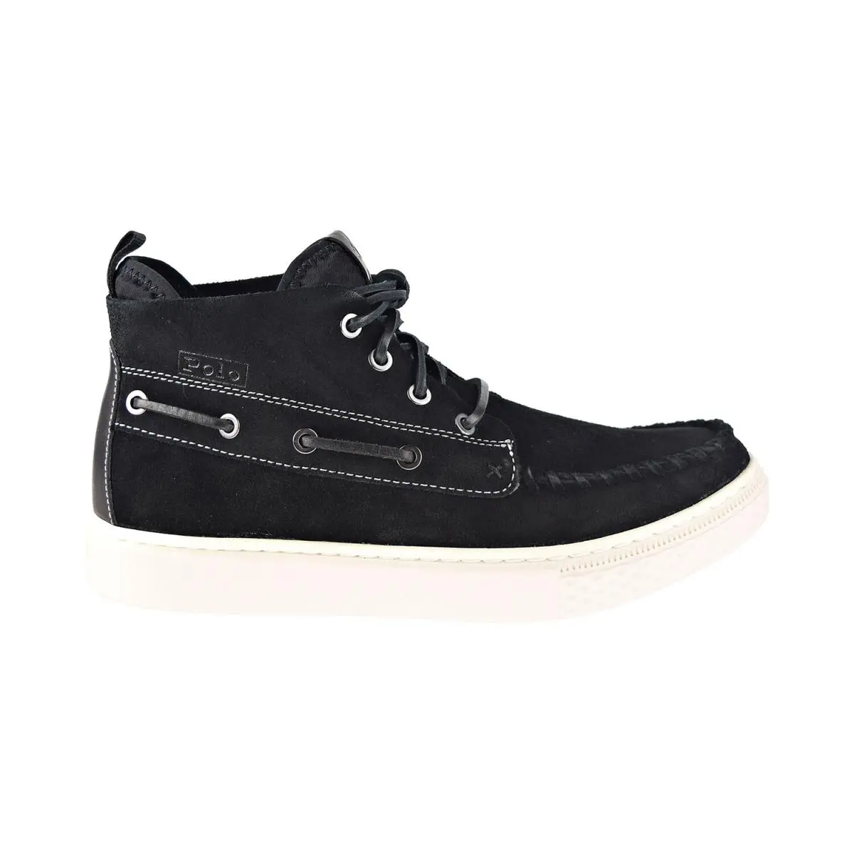 Polo Ralph Lauren Chukka 100 Men`s Shoes Black-egret 809758292-005 - Black/Egret
