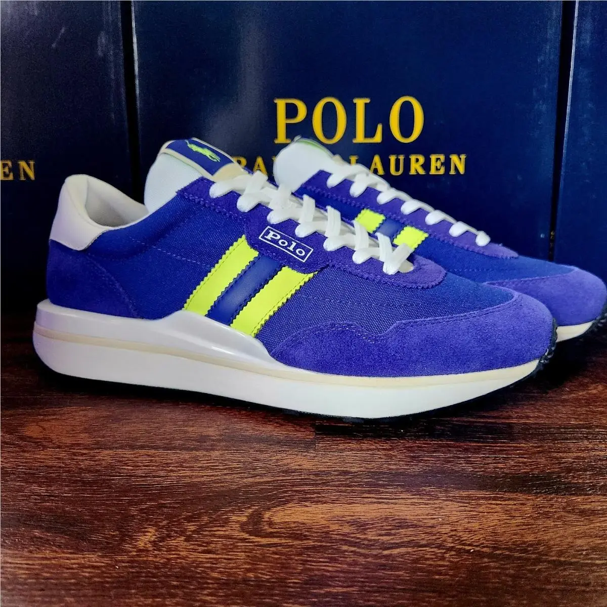 Ralph Lauren shoes - POLO RALPH LAUREN TRAIN 89 - 91773001 100 - Blue 3