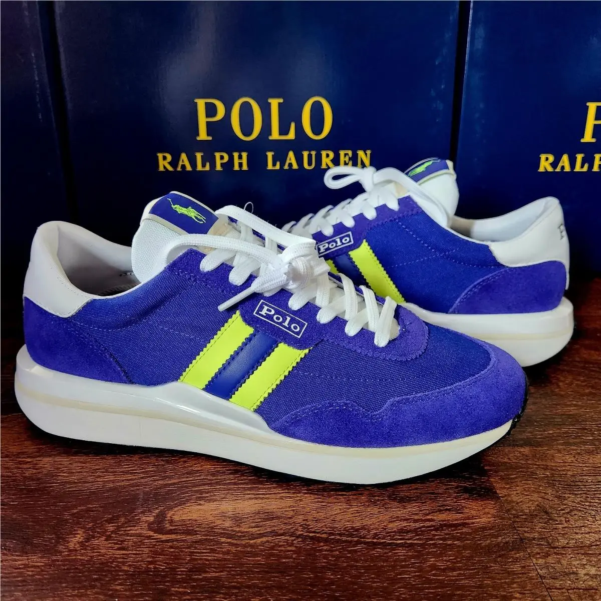 Ralph Lauren shoes - POLO RALPH LAUREN TRAIN 89 - 91773001 100 - Blue 35