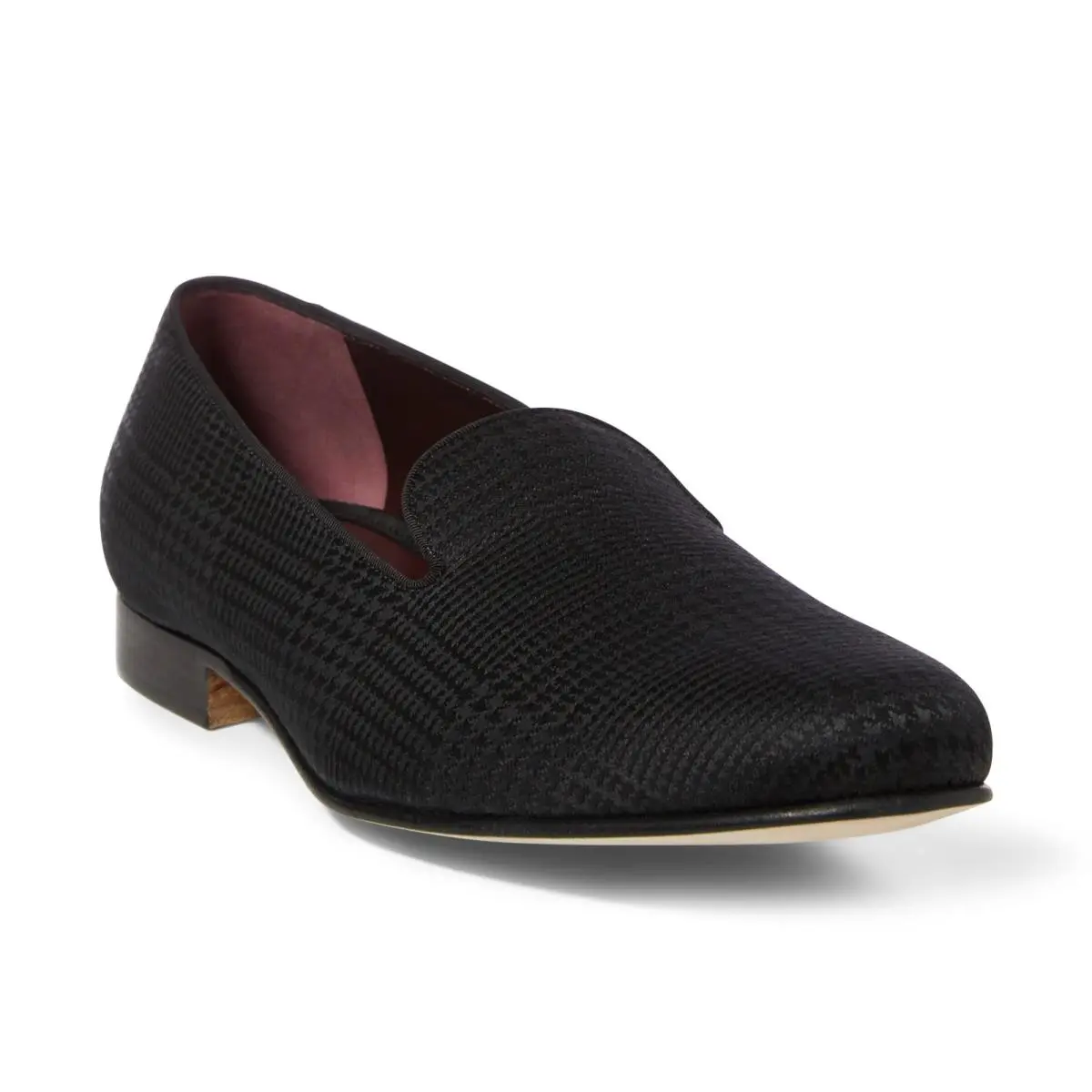 Ralph Lauren shoes - Glen Plaid Alonzo Slipper - Glen Plaid Alonzo Slipper - Black 3