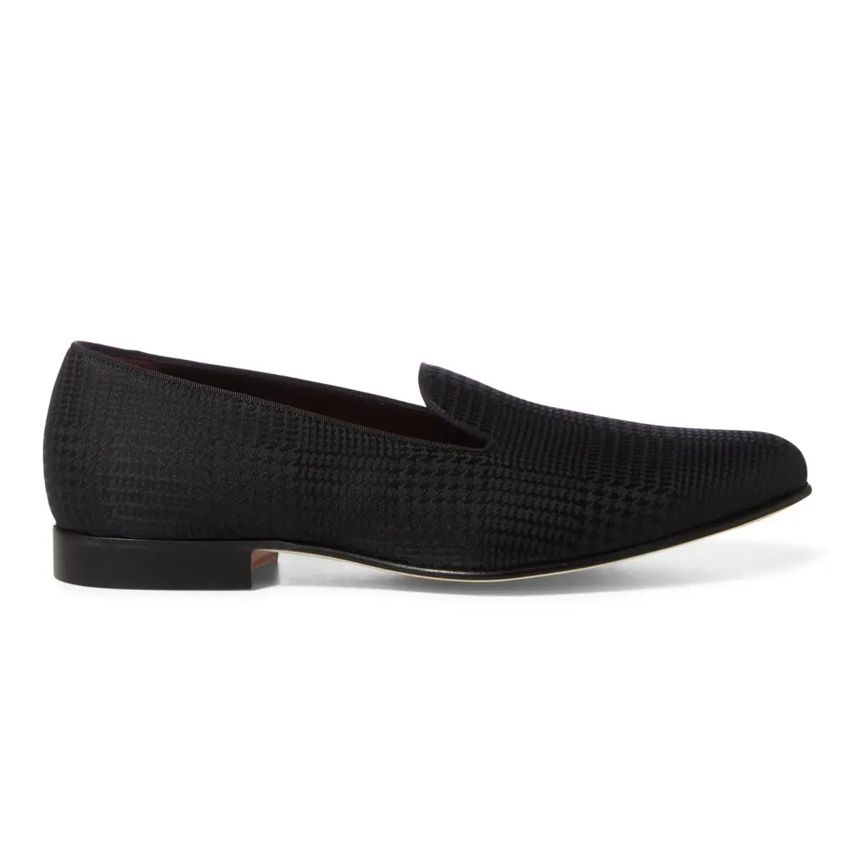Ralph Lauren shoes - Glen Plaid Alonzo Slipper - Glen Plaid Alonzo Slipper - Black 4