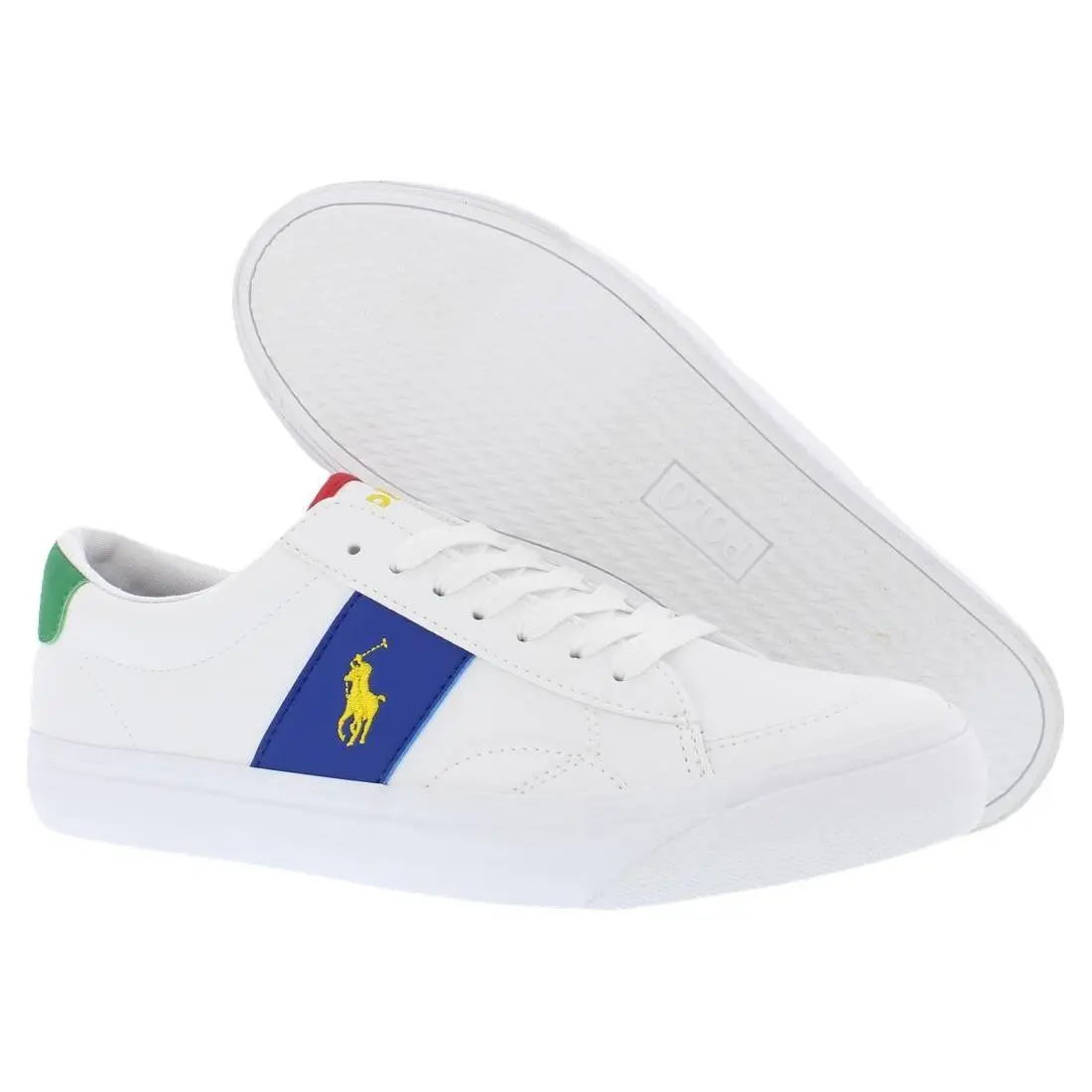 Ralph Lauren shoes - RL02447102J - RL02447102J - White/Multicolored/Gold, Main: White 3