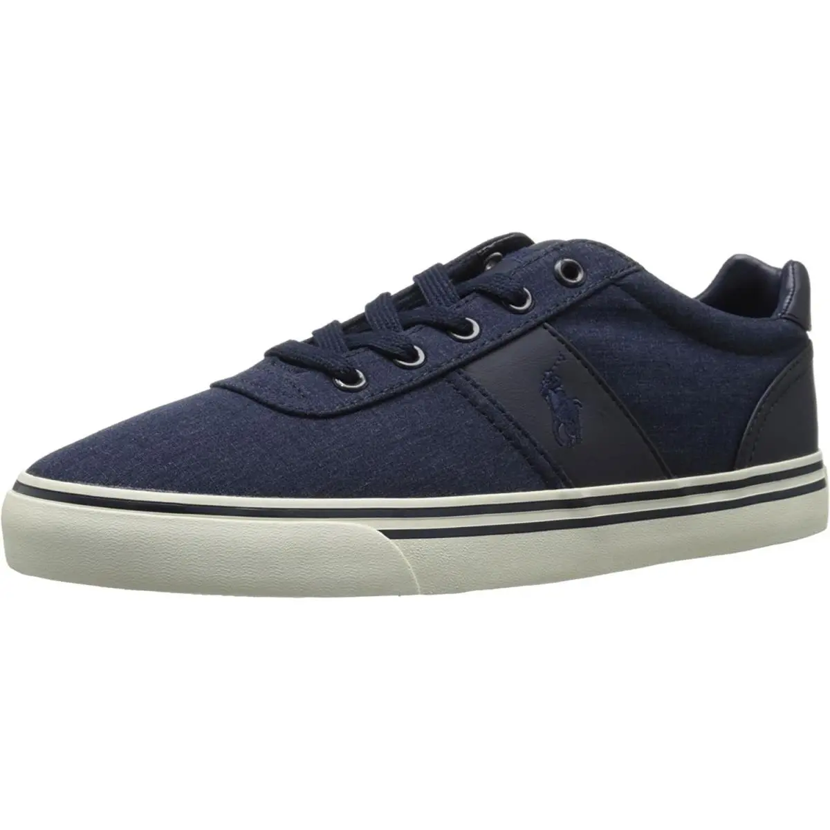 Polo Ralph Lauren Men`s Sneakers Hanford Navy Size: 9 M - Blue, S: NAVY