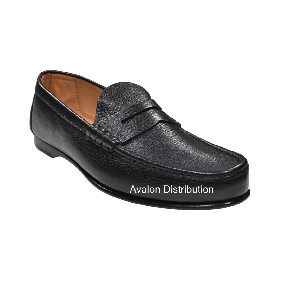 Ralph Lauren Purple Label Chalmers Deerskin Leather Penny Loafers