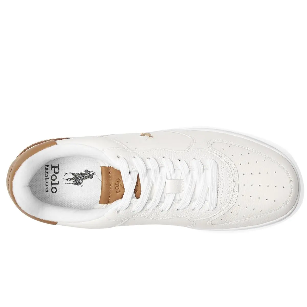 Ralph Lauren shoes - Deckwash White/Tan Multi PP 0