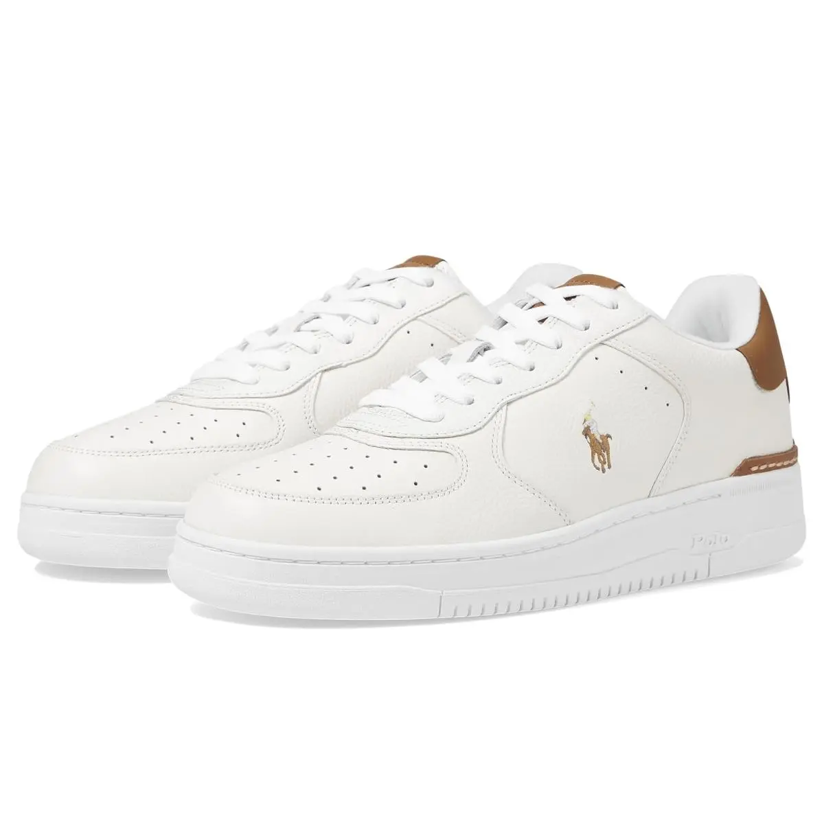 Ralph Lauren shoes - Deckwash White/Tan Multi PP 5