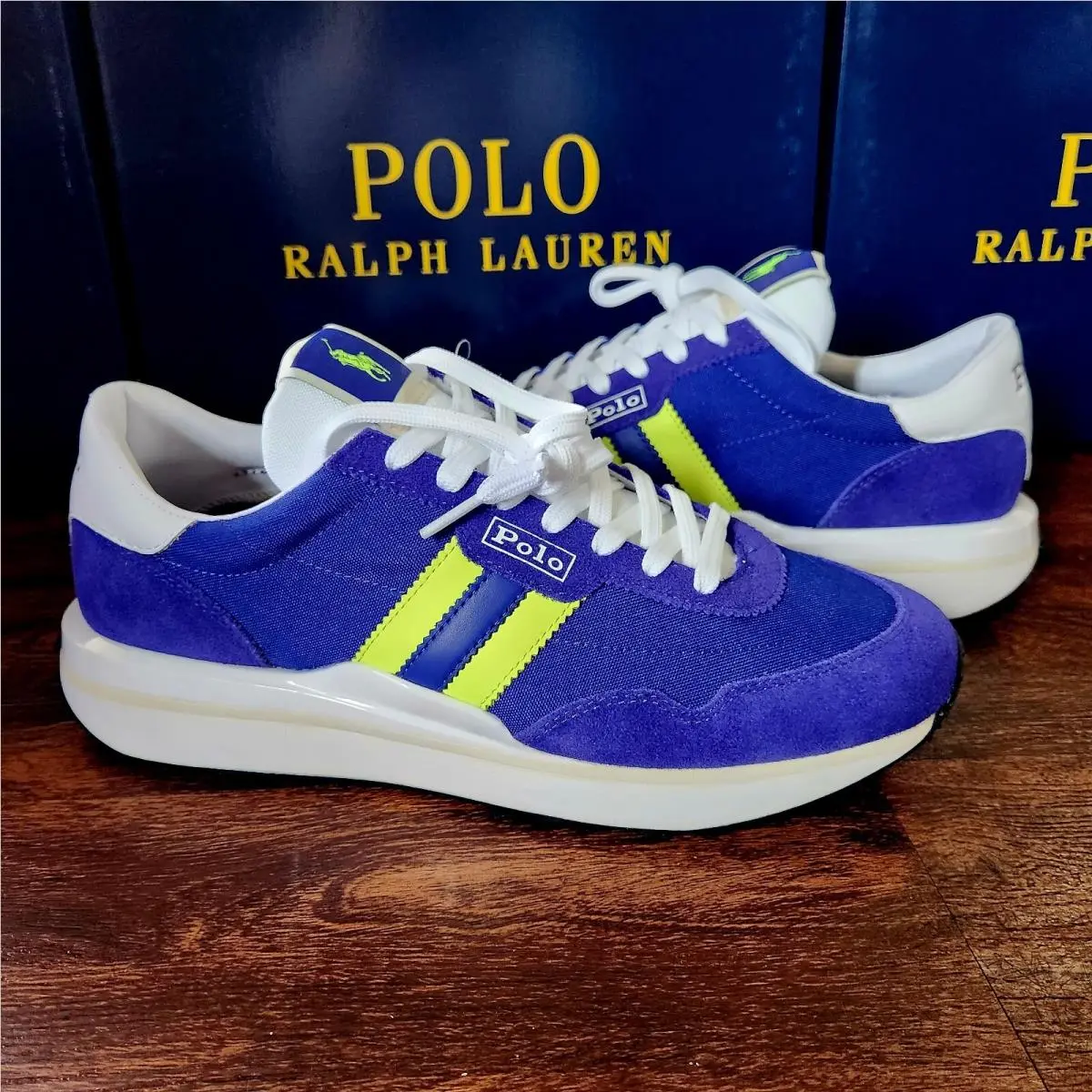 Ralph Lauren shoes - POLO RALPH LAUREN TRAIN 89 - 91773001 100 - Blue 3