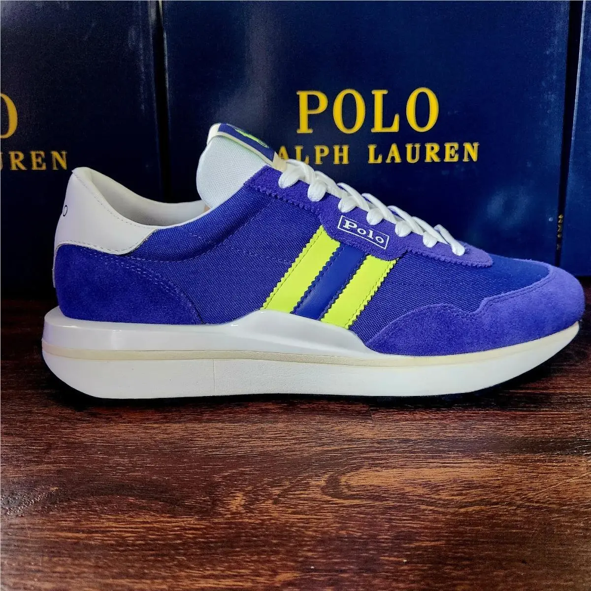 Ralph Lauren shoes - POLO RALPH LAUREN TRAIN 89 - 91773001 100 - Blue 30