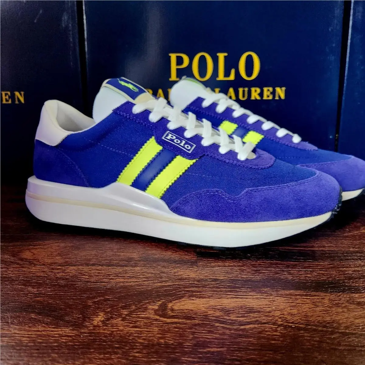Ralph Lauren shoes - POLO RALPH LAUREN TRAIN 89 - 91773001 100 - Blue 32
