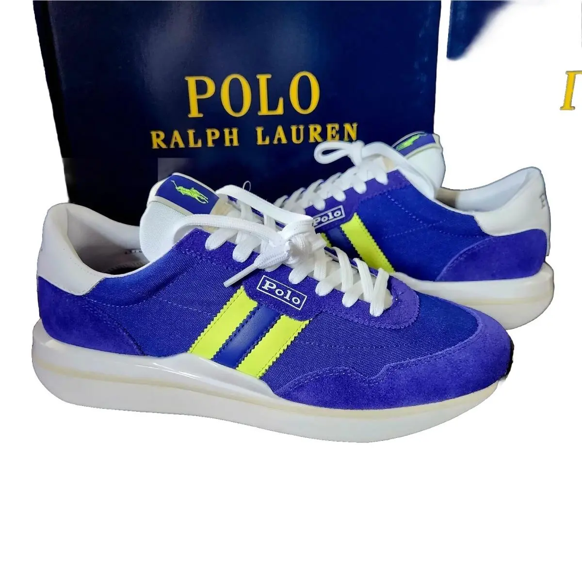 Ralph Lauren shoes - POLO RALPH LAUREN TRAIN 89 - 91773001 100 - Blue 3